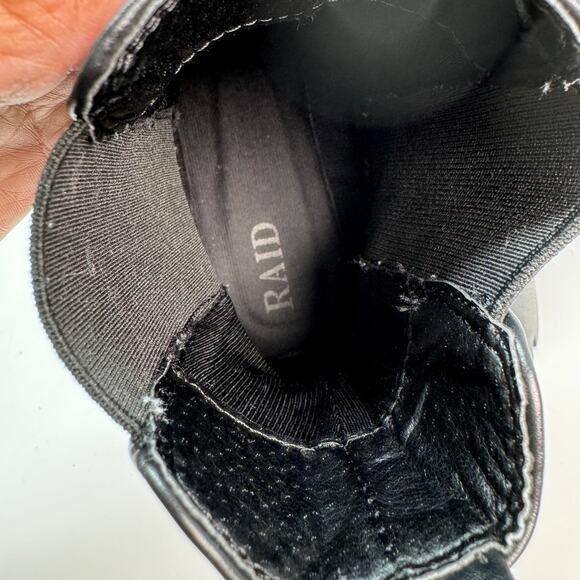 Raid Womens 6 Wella Chunky Ankle Boots in Black - Picture 5 of 7